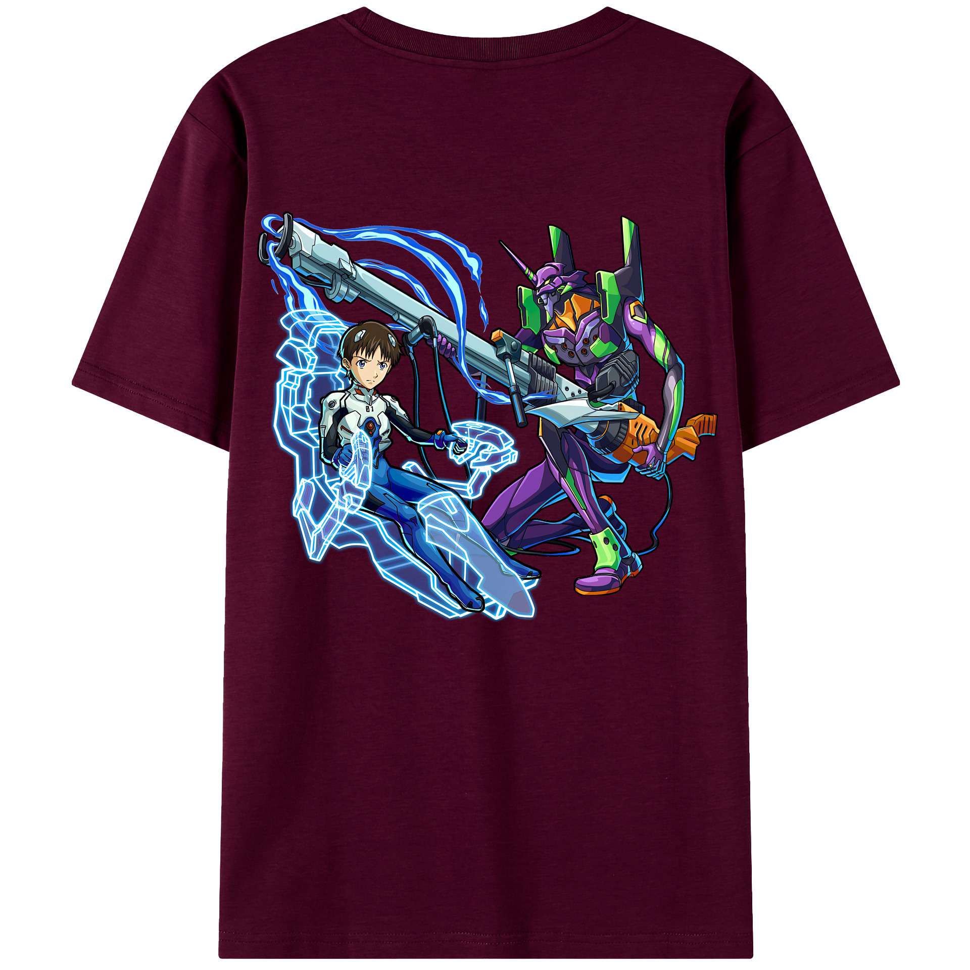 （画像用） EVA 新世紀エヴァンゲリオン レディース半袖Tシャツ(バックプリント)